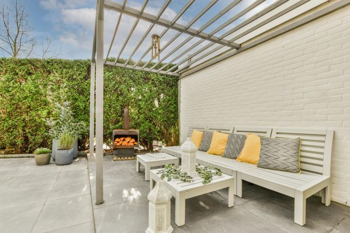 Patio with Bench